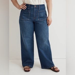MADEWELL The Perfect Vintage Wide Leg Jean Size 32